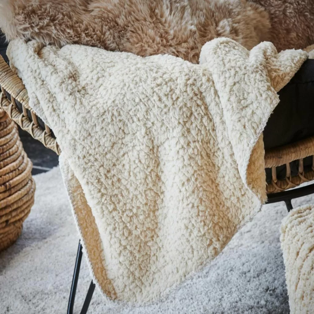 Discount CASA MOUTON Manta Bege