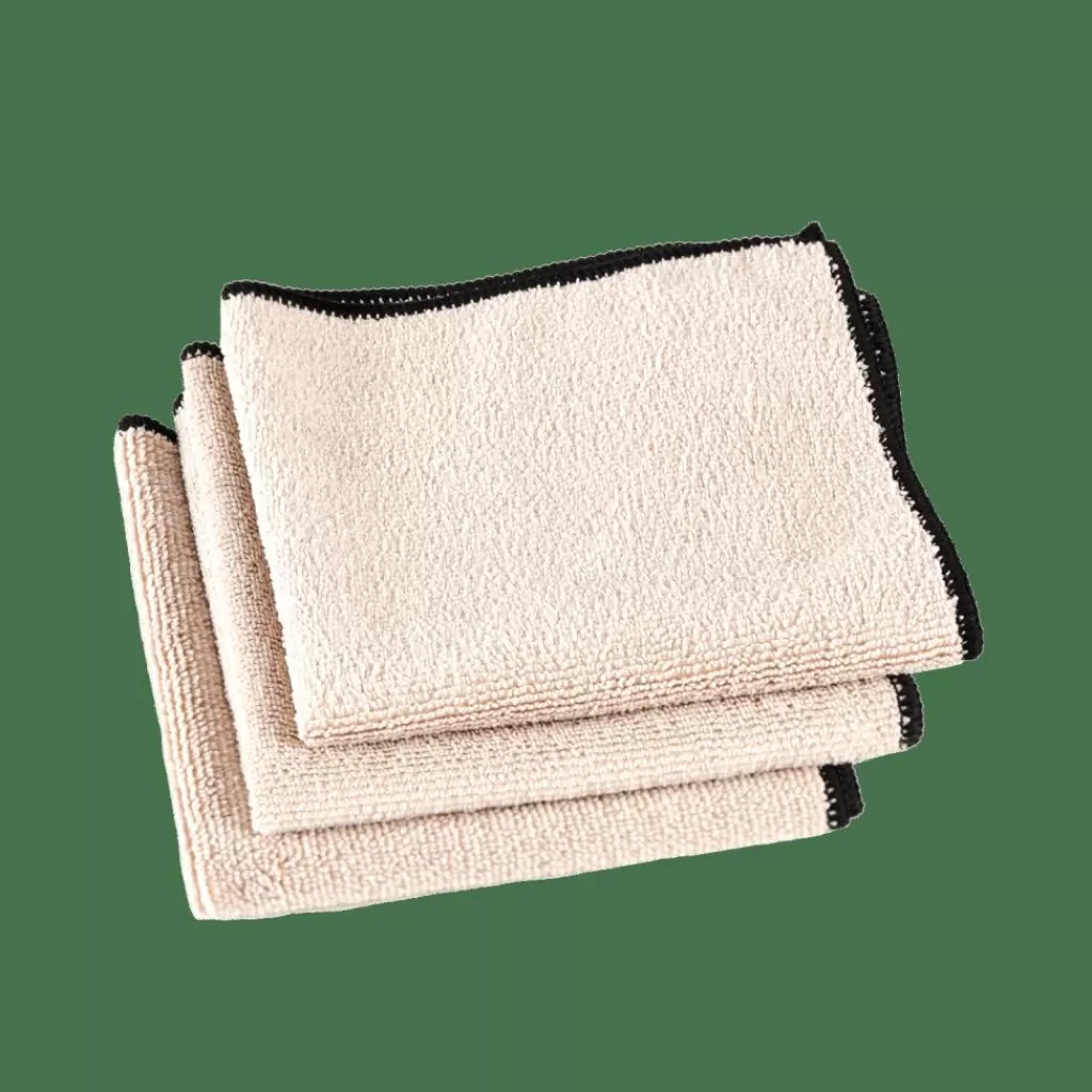 Flash Sale CASA MULTI Pano Microfibra Conjunto De 3 Bege
