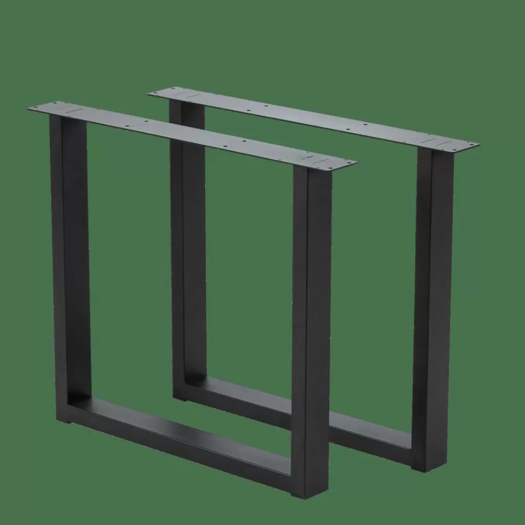 Online CASA NEW OAK Mesa De Jantar Com Pernas Em U De Metal