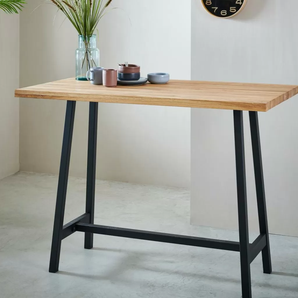 Fashion CASA OAK SPLIT Mesa De Bar Natural