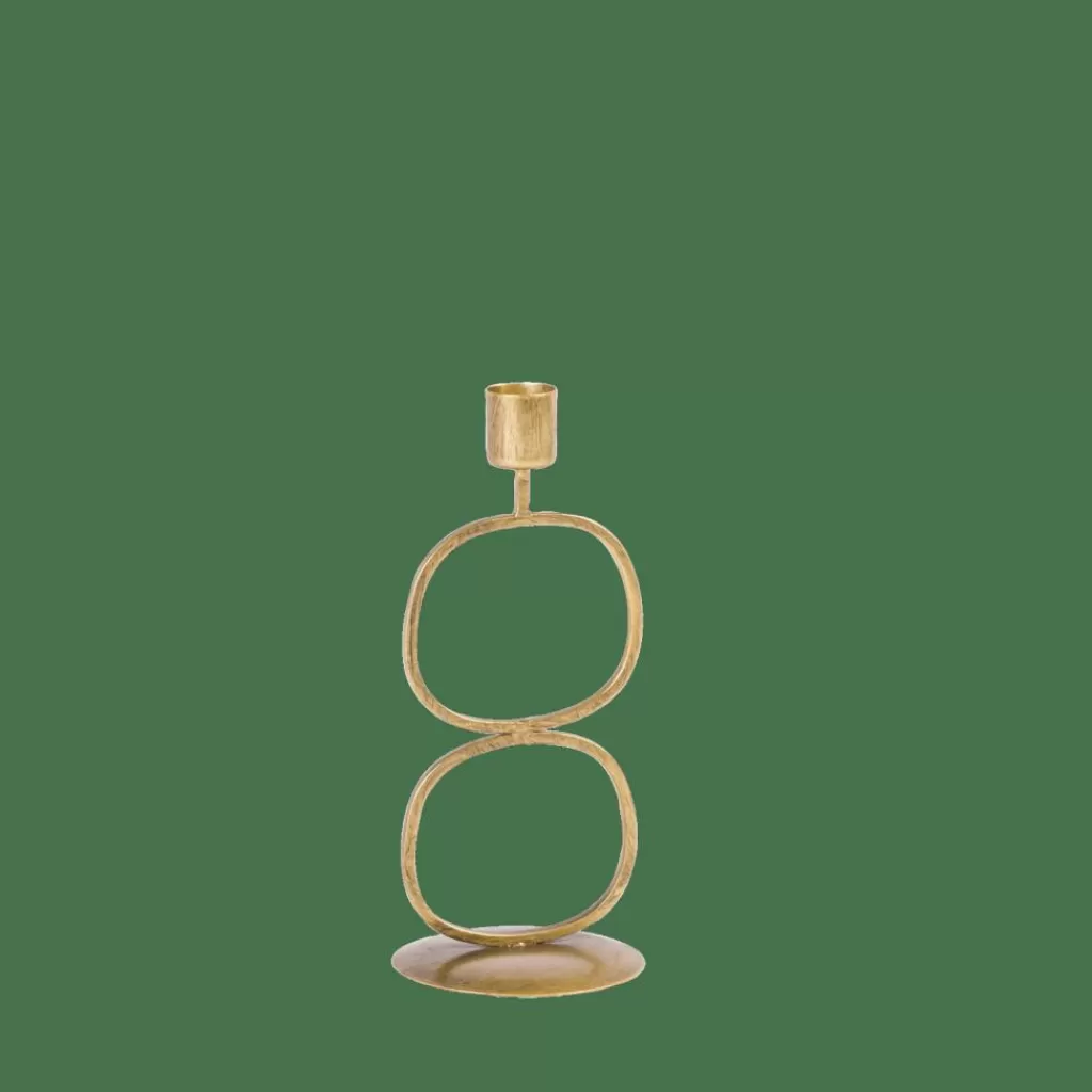 Online CASA OVAL Castiçal Dourado