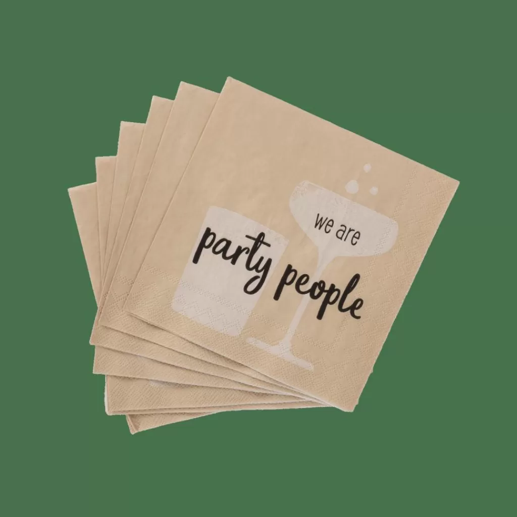 Best Sale CASA PARTY PEOPLE Guardapos Conjunto De 20 Bege