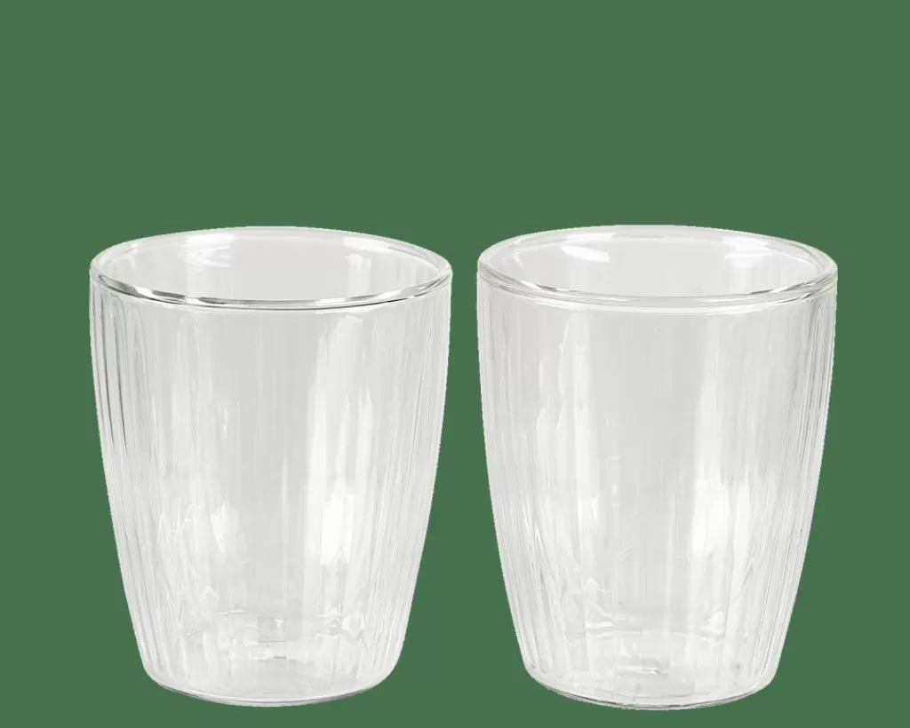 Best CASA PAUSA Copo Parede Dupla Conjunto De 2 25 CL Transparente