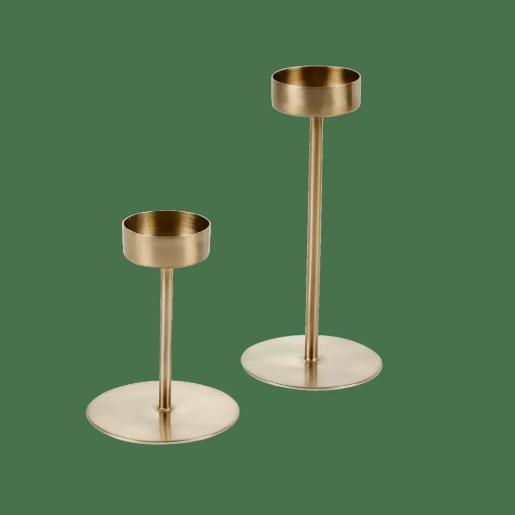 Store CASA PHANTOM Porta-velas Para Lamparinas Dourado Claro