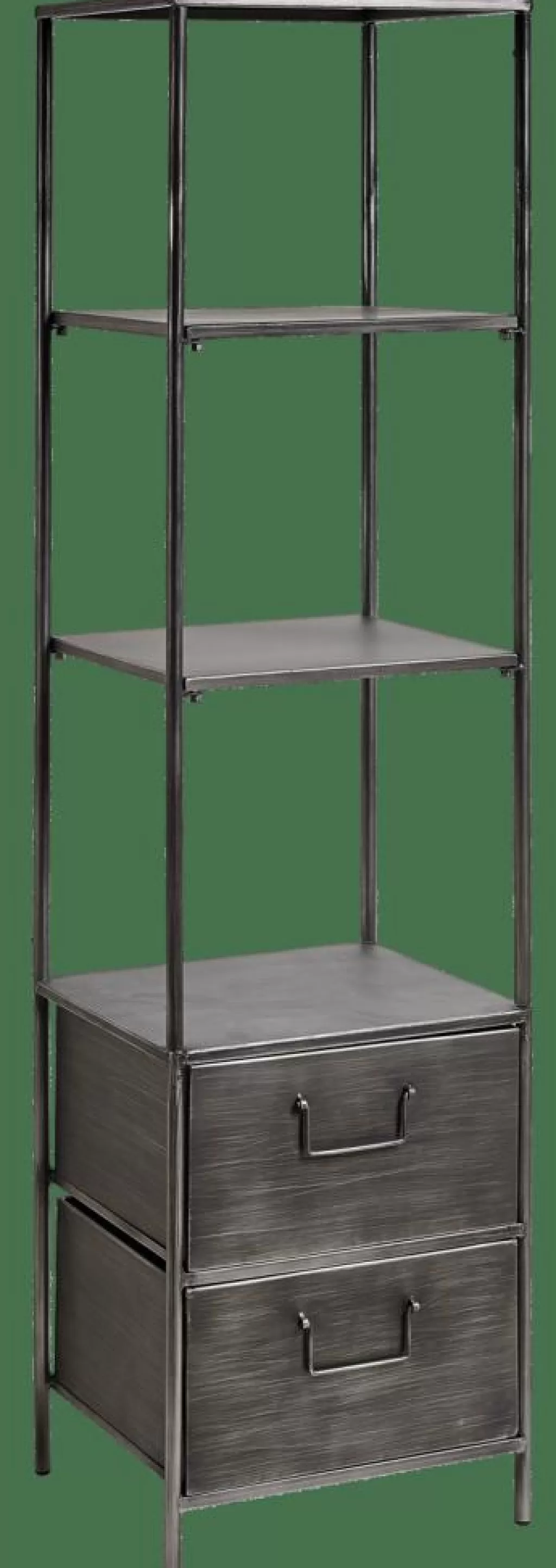 Best CASA PHARMA Estante De Parede Com 2 Gavetas Preto