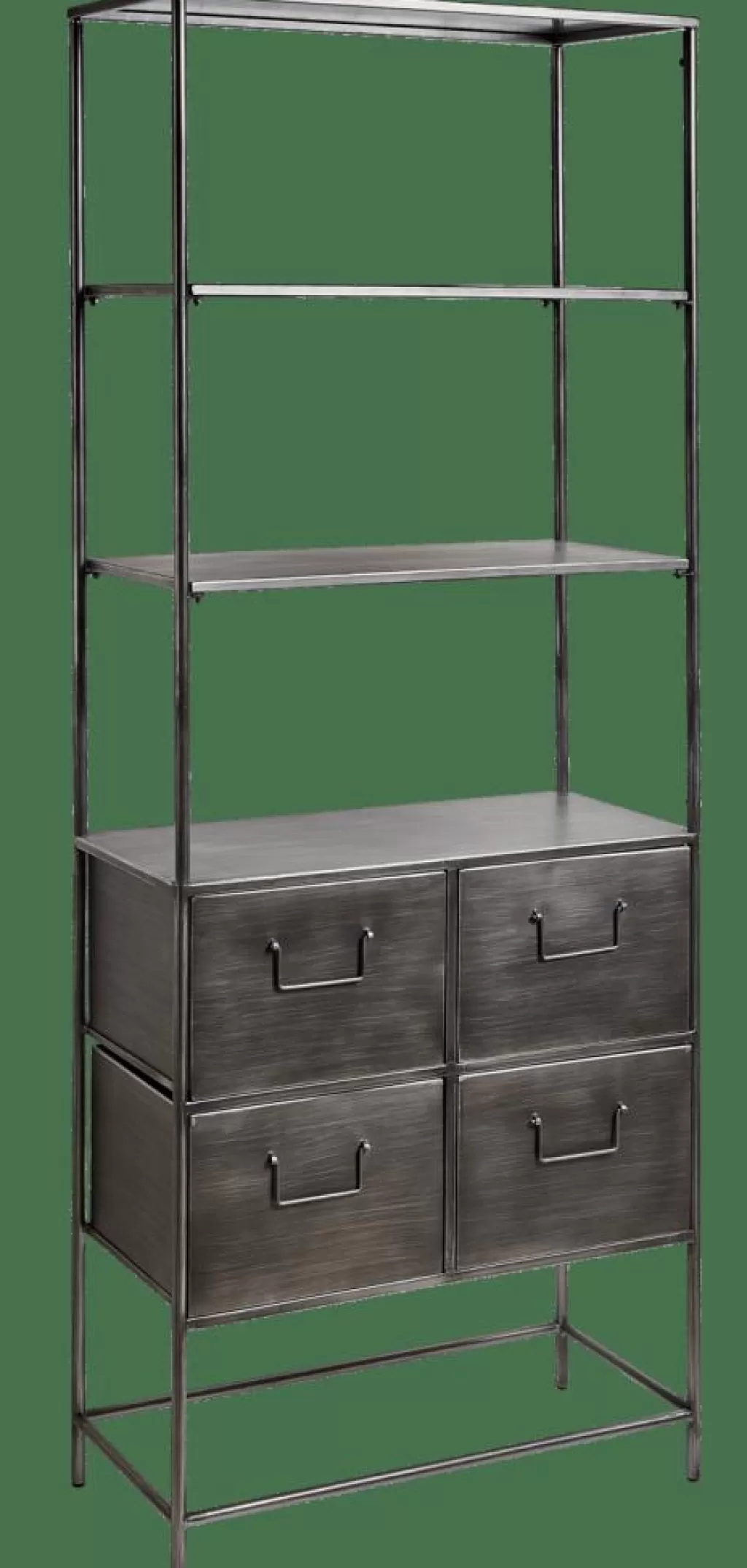 Flash Sale CASA PHARMA Estante De Parede Com 4 Gavetas Preto