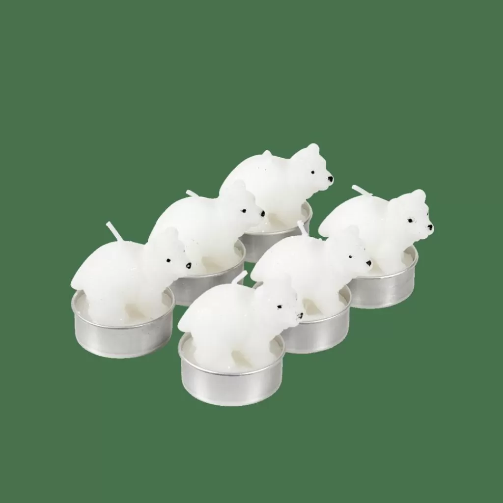 Online CASA POLA Velas Para Lamparina Conjunto De 6 Branco