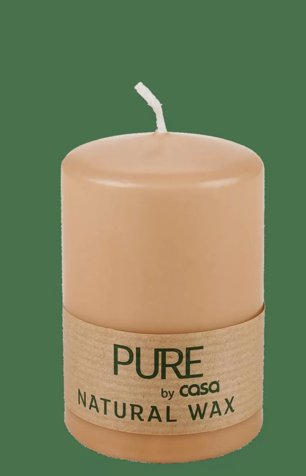 Shop CASA PURE Vela Cilíndrica Bege