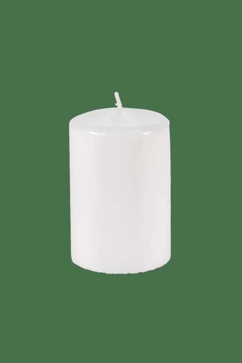 Hot CASA PURE Vela Cilíndrica Branco