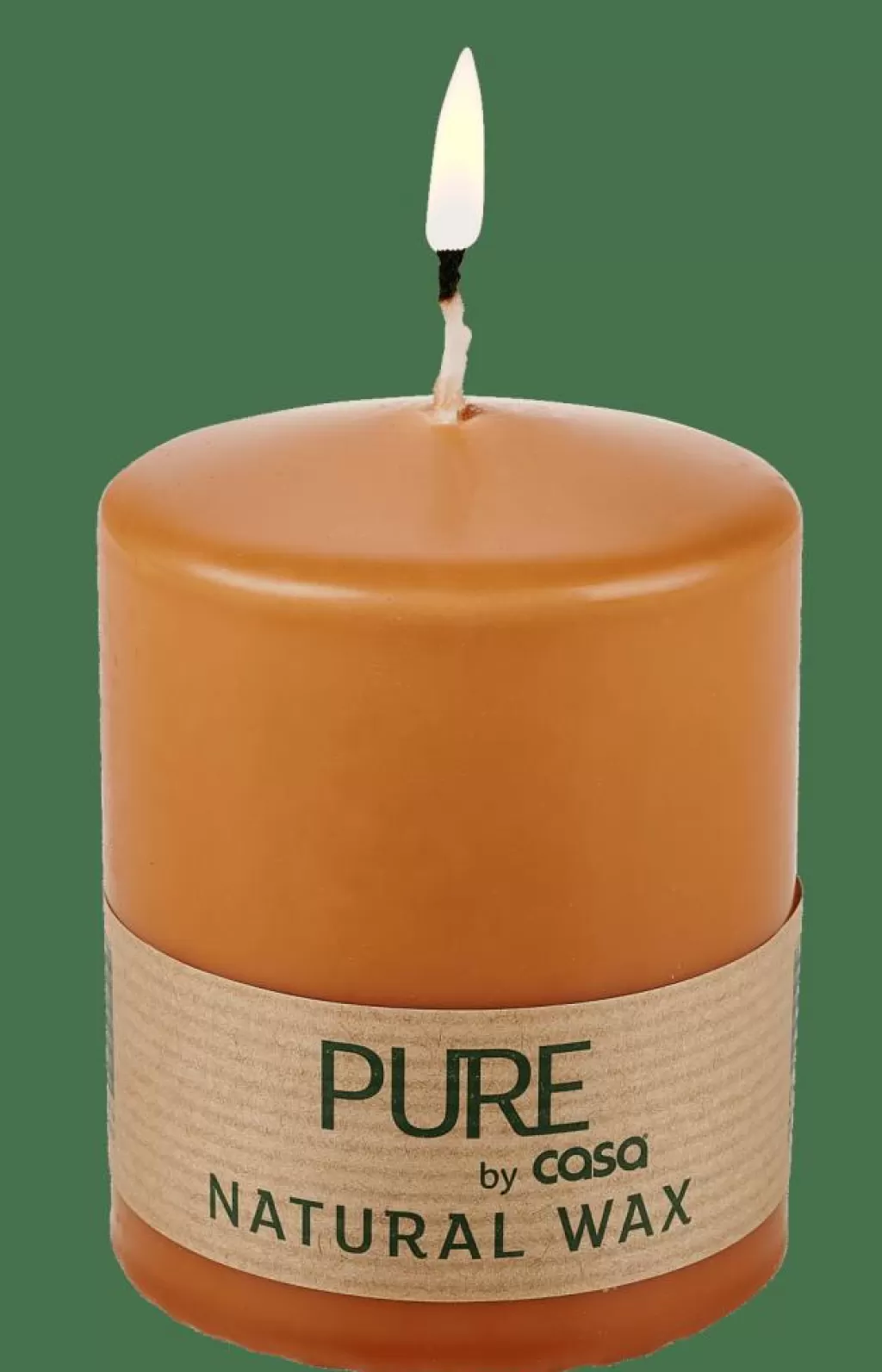 Cheap CASA PURE Vela Cilíndrica Caramelo