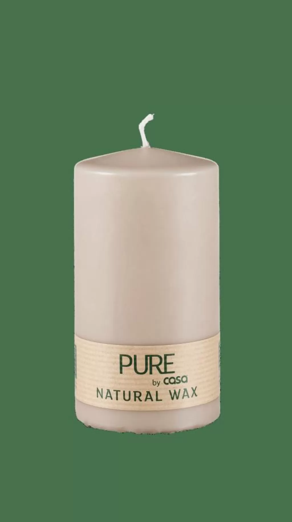 Online CASA PURE Vela Cilíndrica Cinzento