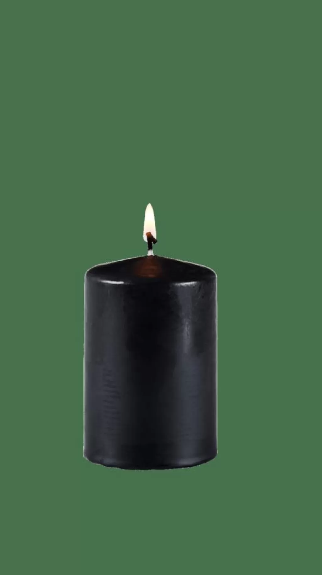 Sale CASA PURE Vela Cilíndrica Preto