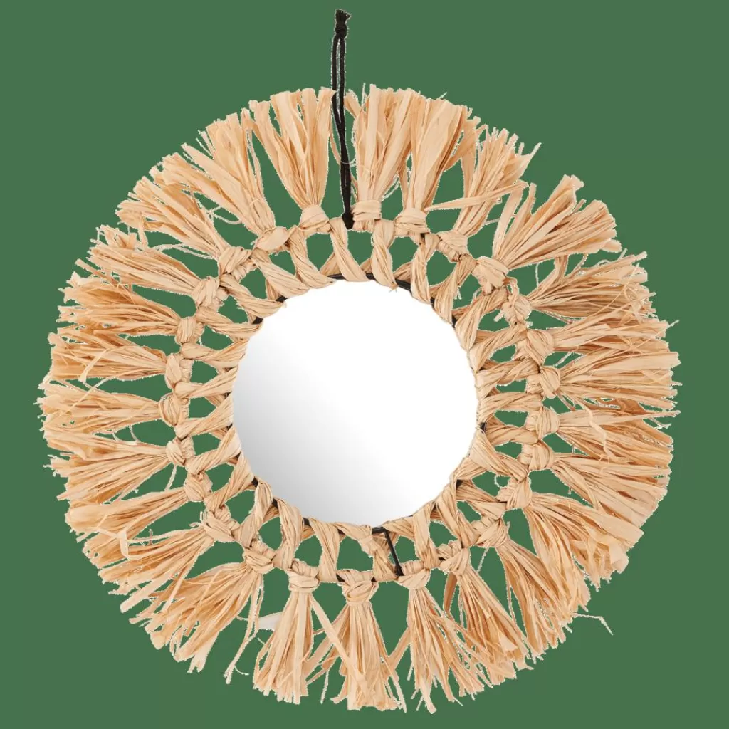 Clearance CASA RAFFIA Espelho Natural
