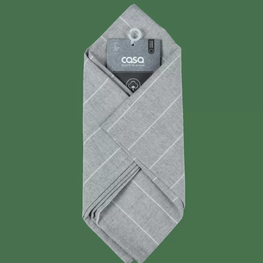 Clearance CASA RECYCLE Guardanapo Cinzento