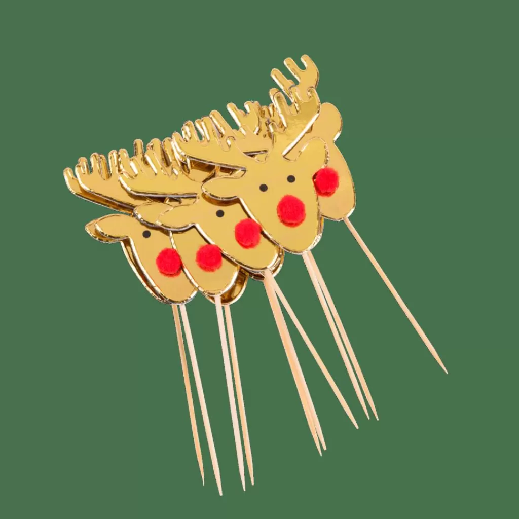 Store CASA REINDEER Palitos Aperitivo Conjunto De 10 Dourado
