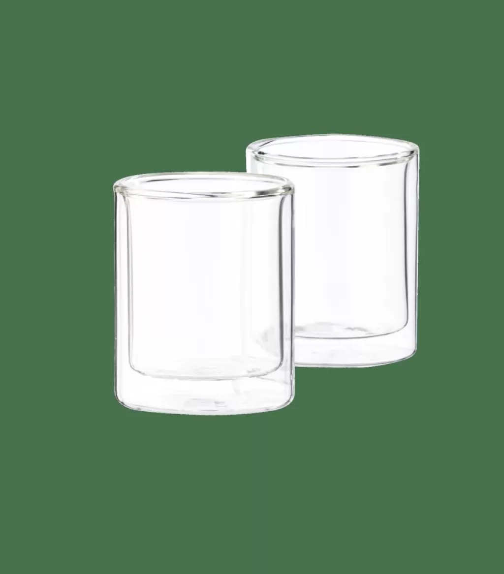 Fashion CASA RELAX Copo Parede Dupla Conjunto De 2 12 CL Transparente