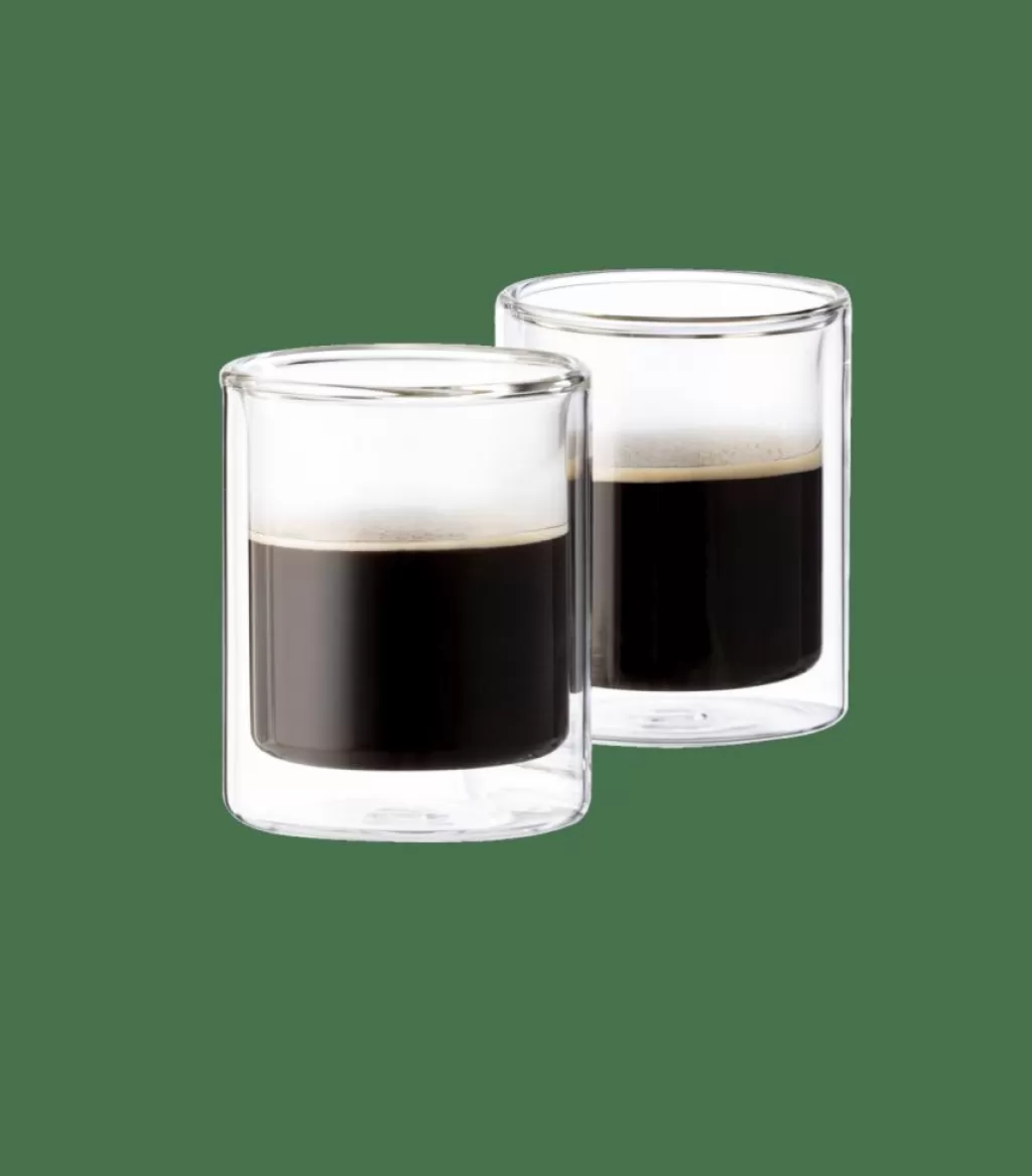 Fashion CASA RELAX Copo Parede Dupla Conjunto De 2 12 CL Transparente