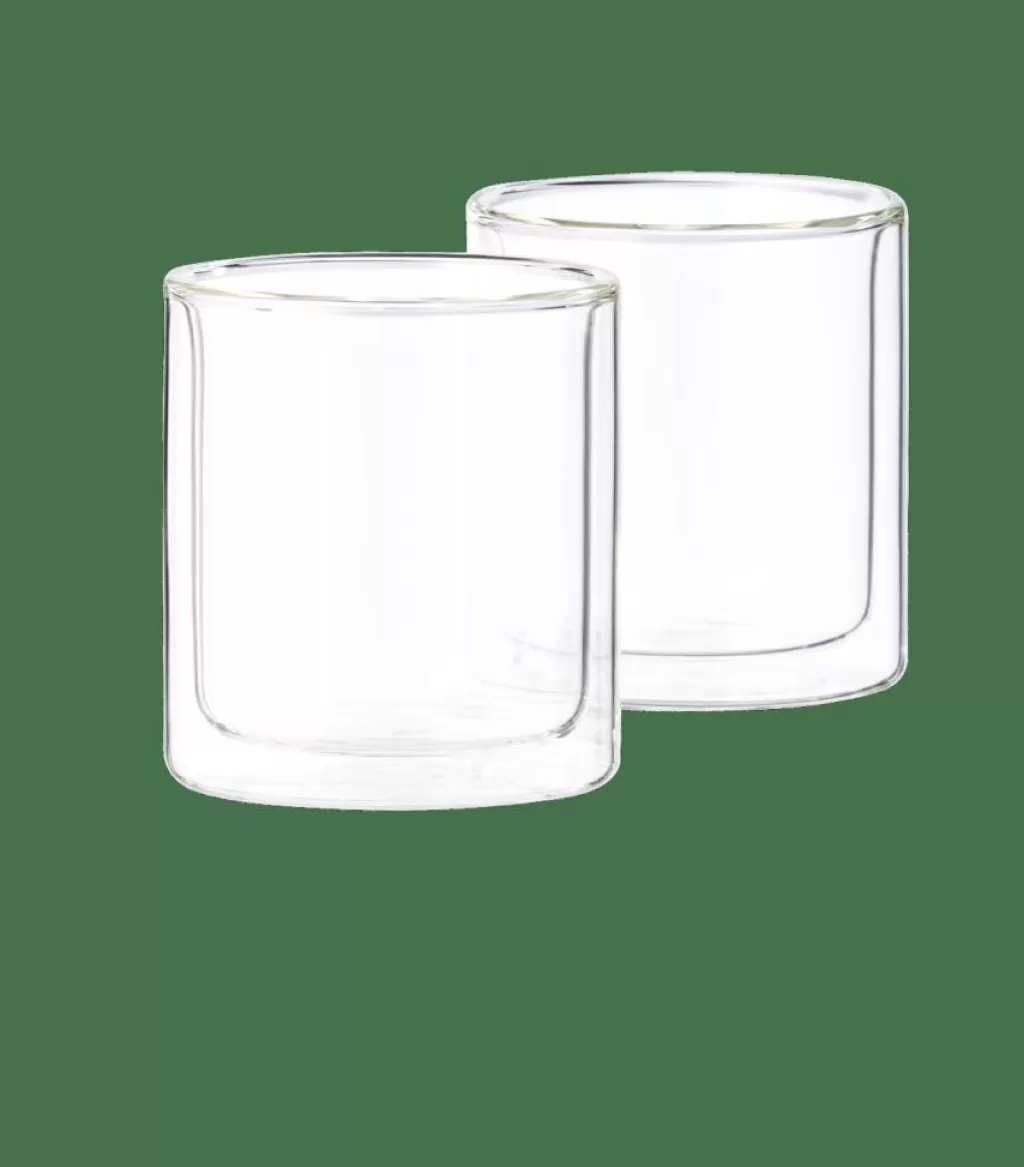 Flash Sale CASA RELAX Copo Parede Dupla Conjunto De 2 24,5 CL Transparente