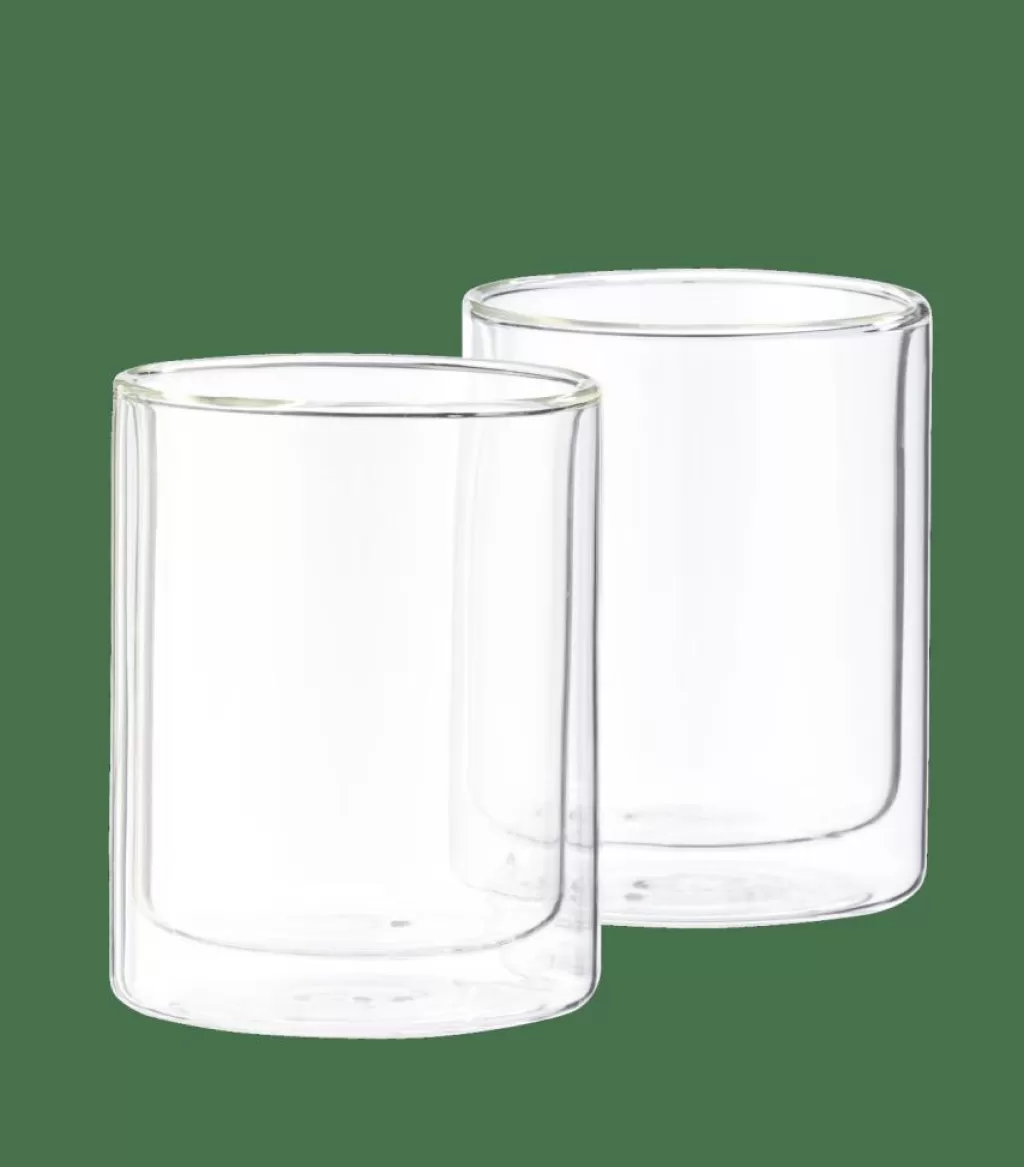Sale CASA RELAX Copo Parede Dupla Conjunto De 2 33 CL Transparente