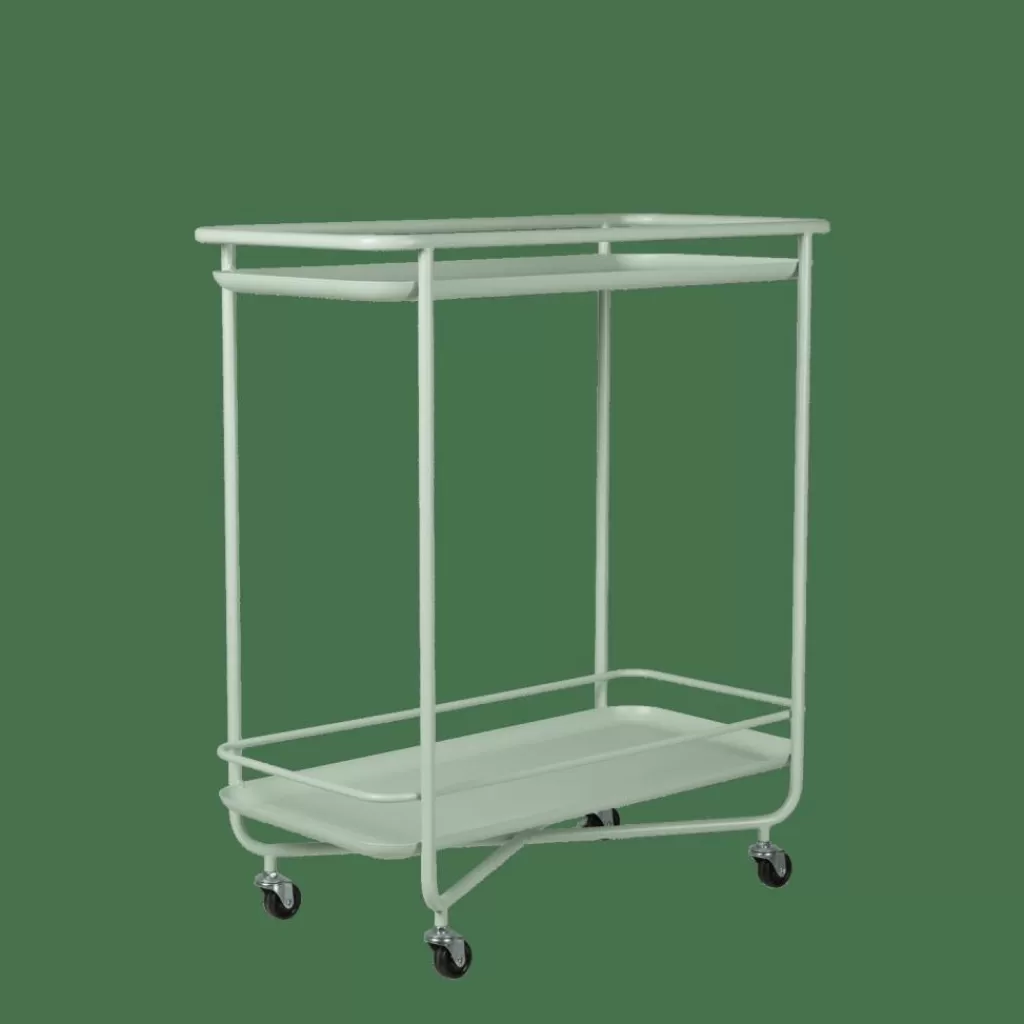 Cheap CASA REMUS Estante Com Rodas Quadrado Verde
