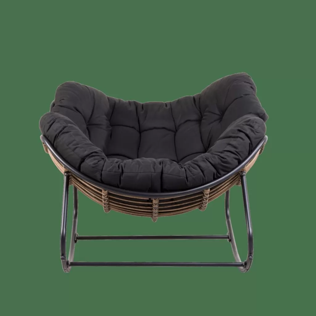 Clearance CASA ROCKO Cadeira De Baloiço Preto