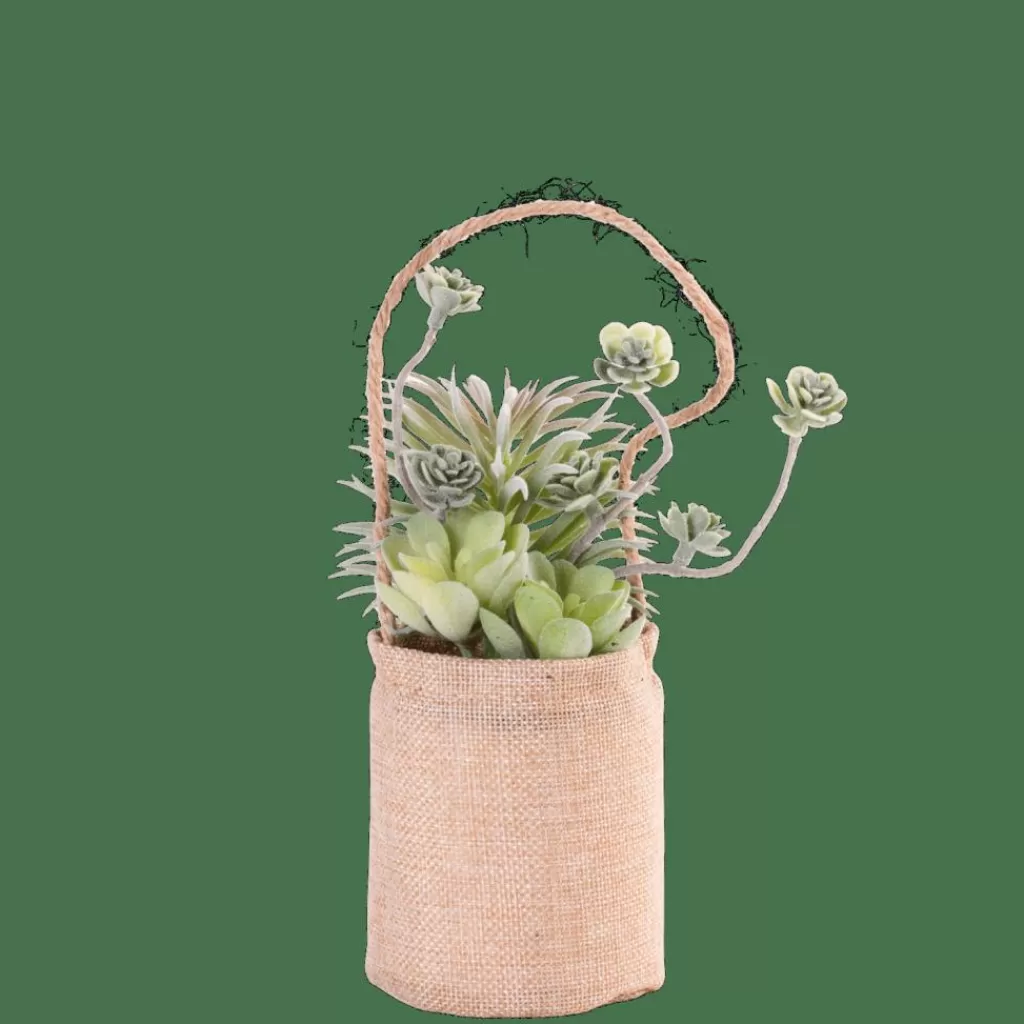 Fashion CASA ROPE Planta Artificial Em Vaso Pendurar Natural