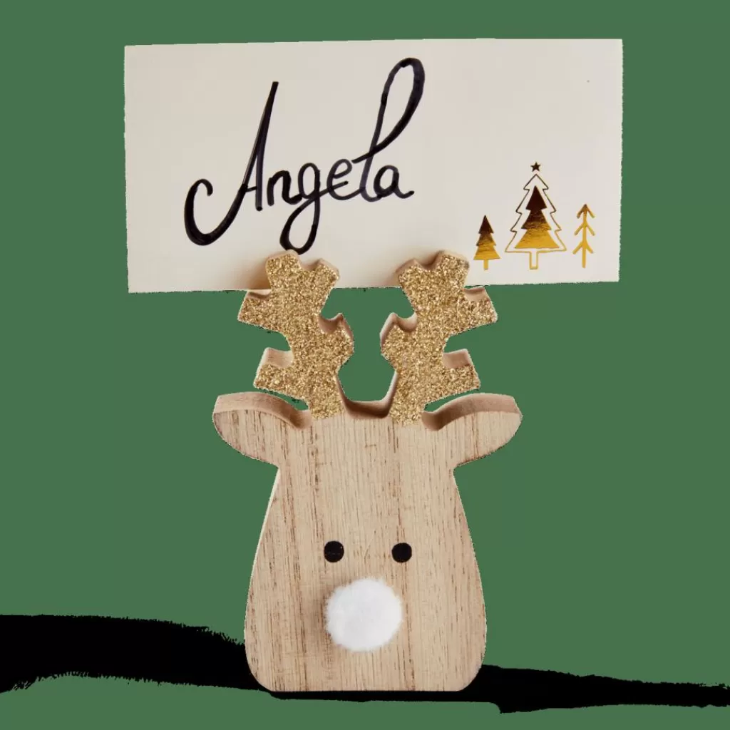 Flash Sale CASA RUDOLPH Suporte Para Cartão De Nome Natural