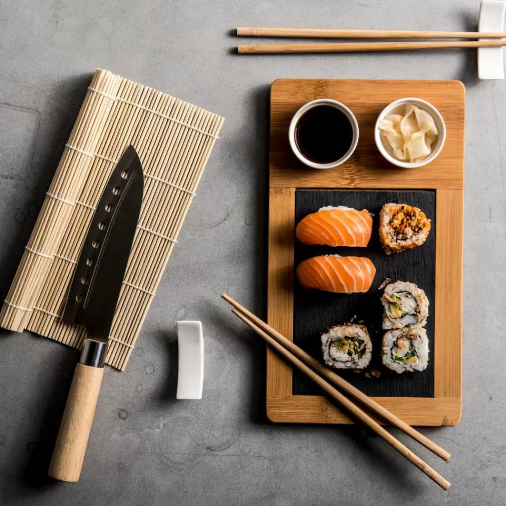 Online CASA SAMOURAI Conjunto Sushi 10 Peças Natural