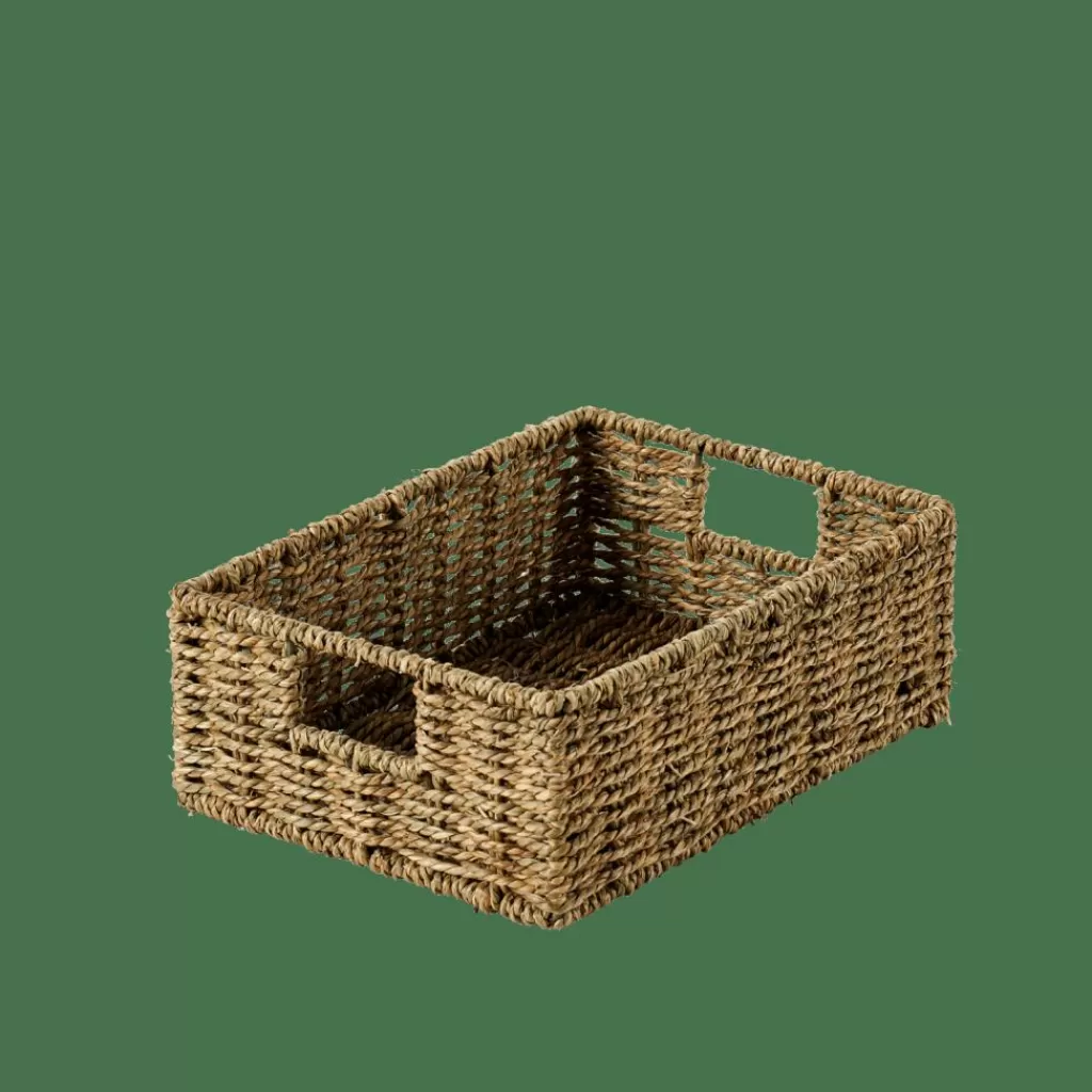 Discount CASA SEAGRASS Cesto Gaveta Com Pegas Natural