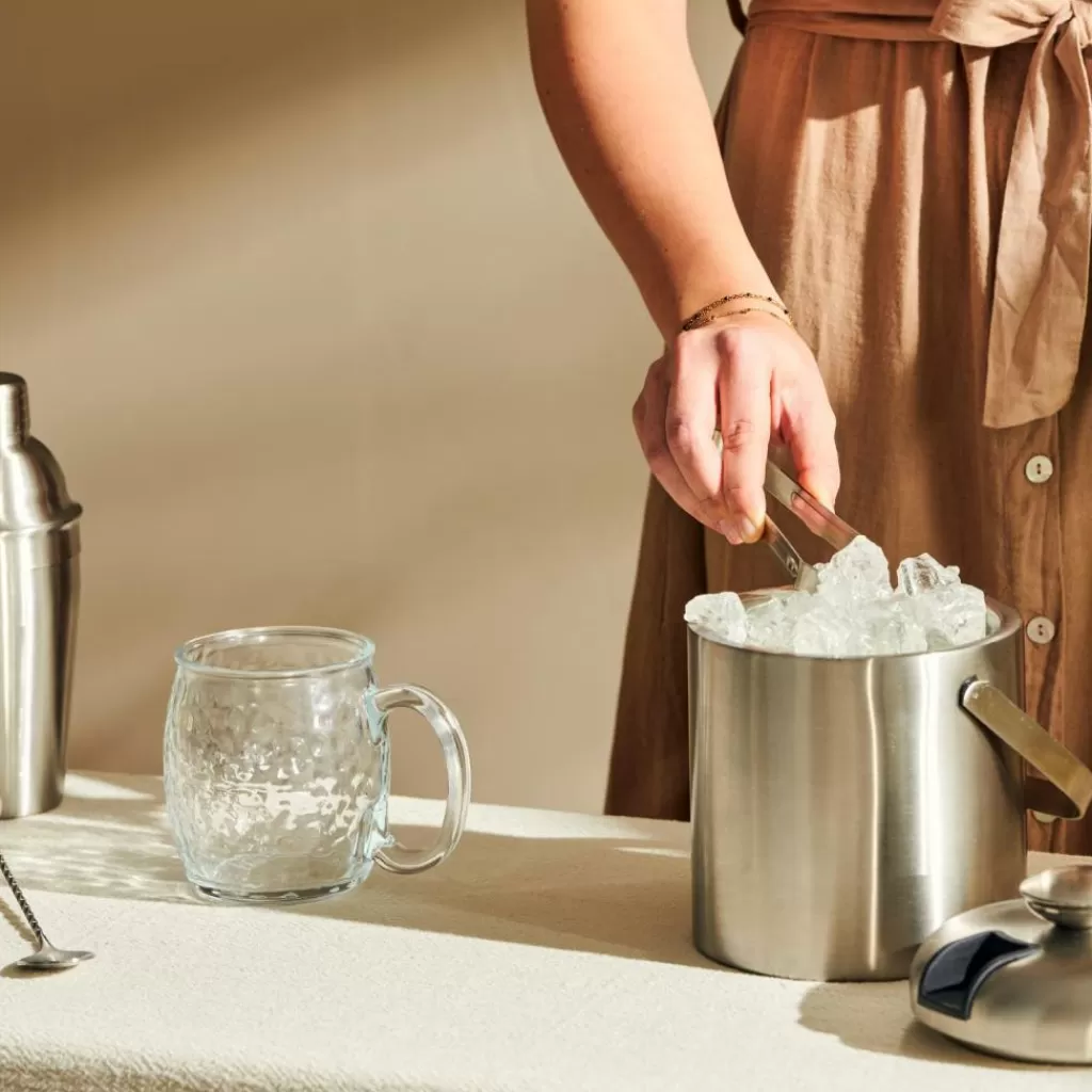Cheap CASA SHAKE & STIR Balde De Gelo Com Pinça 1,3L Aço Inoxidável