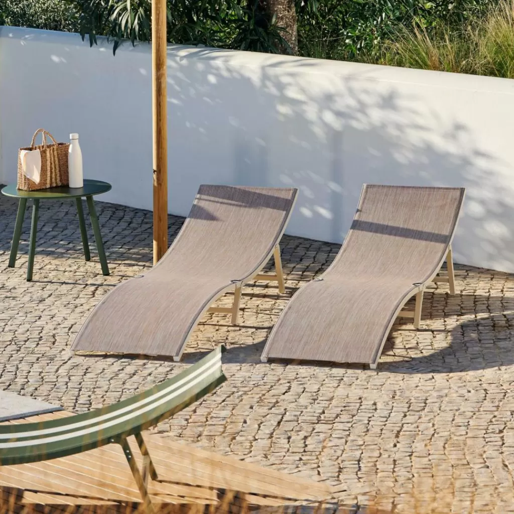 New CASA SILVES Espreguiçadeira Areia