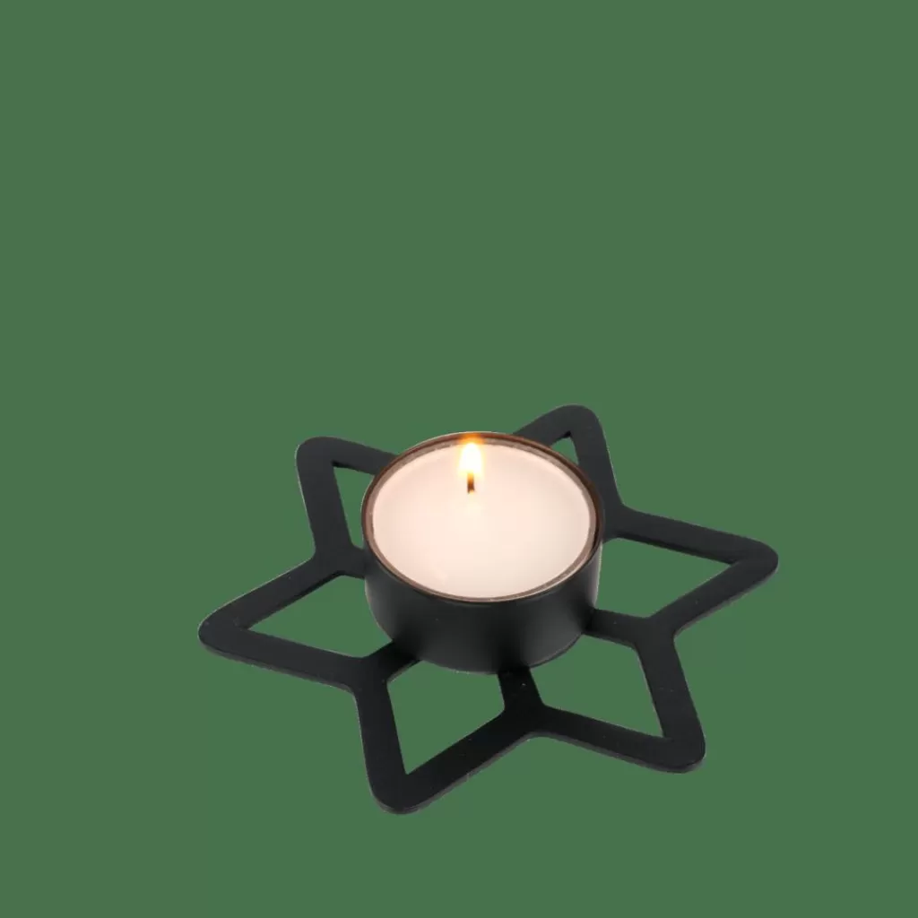 Best Sale CASA STAR Porta-velas Para Lamparinas Preto