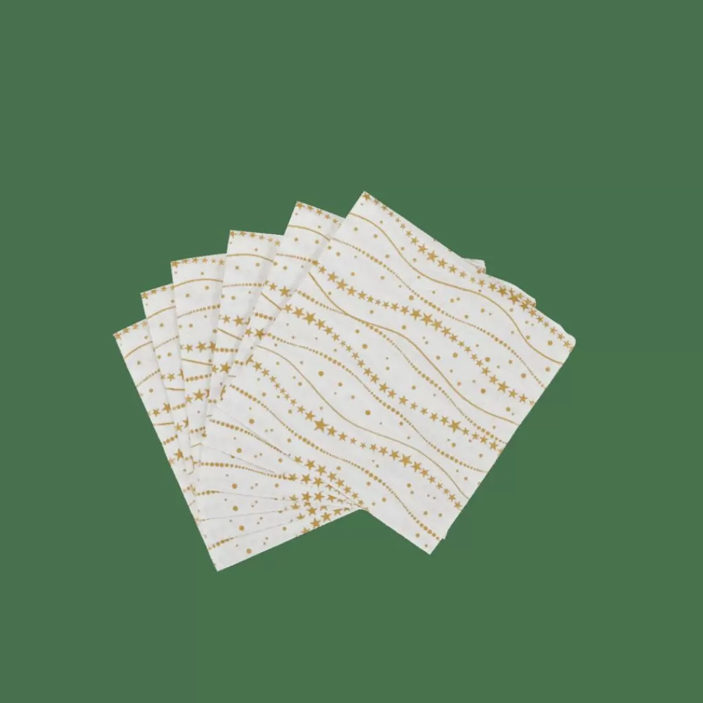 Flash Sale CASA STARS Guardanapos Conjunto De 20 Dourado
