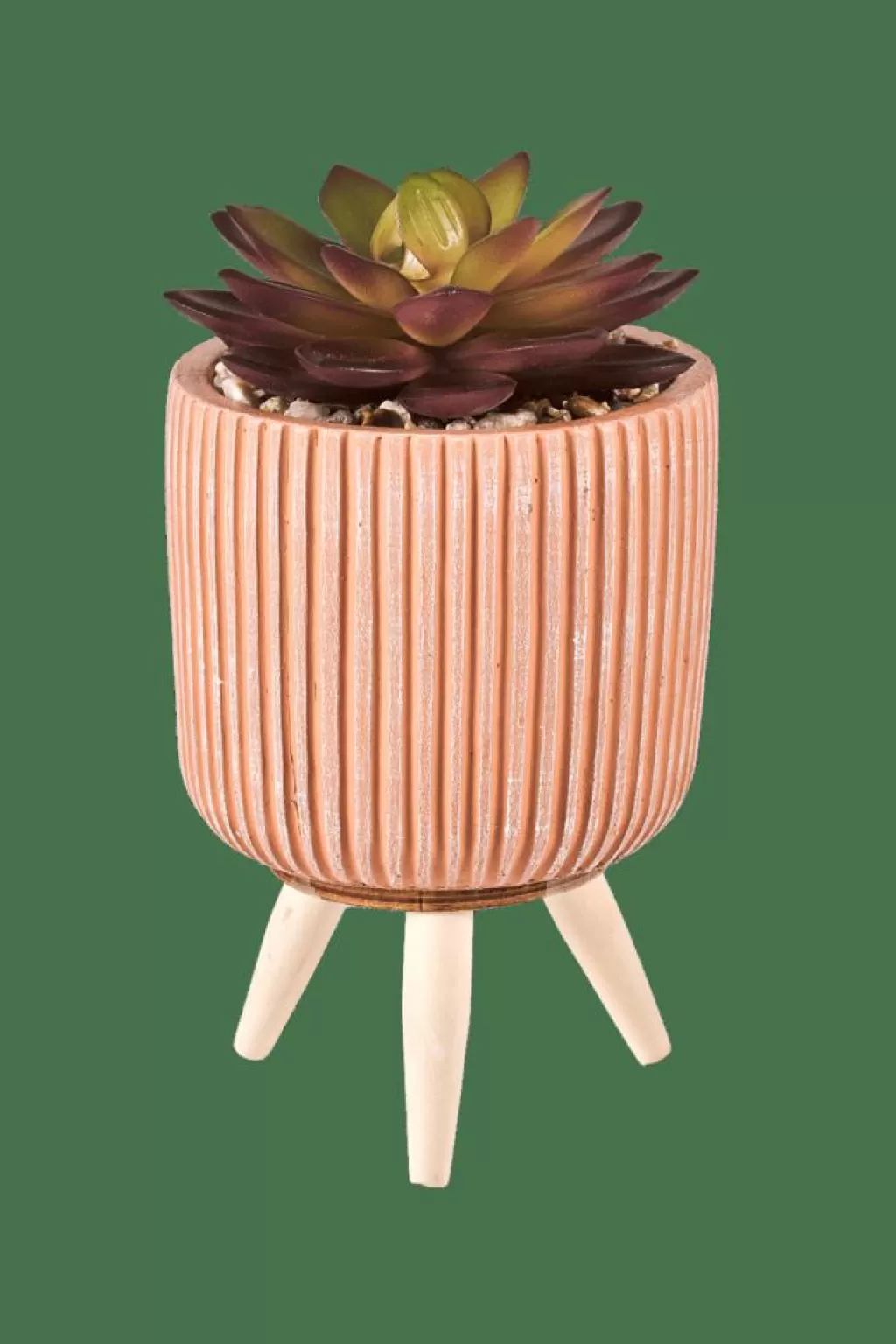 Flash Sale CASA STRIPE Crássula Artificial Em Pote Multicolor