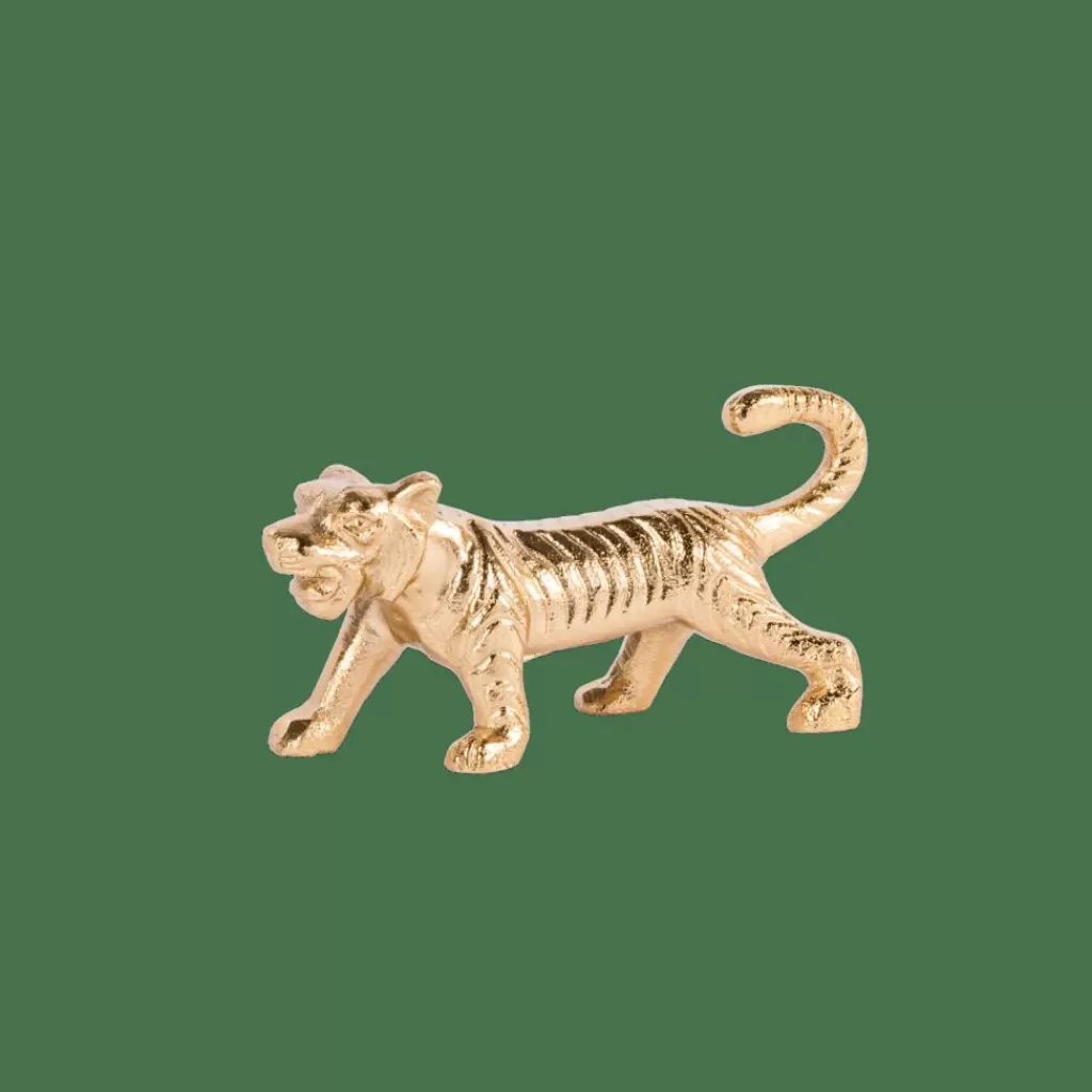 Outlet CASA TIGER Tigre Decorativo Dourado