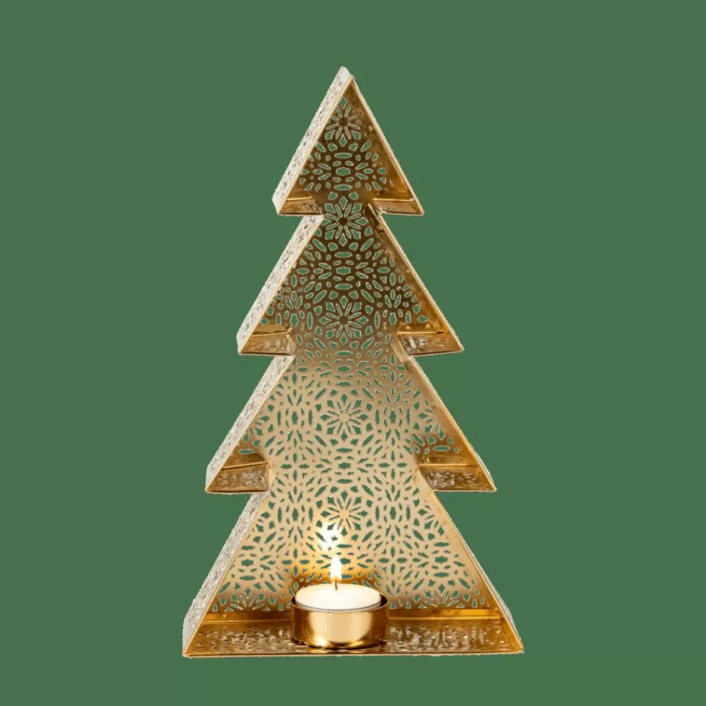 Shop CASA TREE Porta-velas Para Lamparinas Dourado