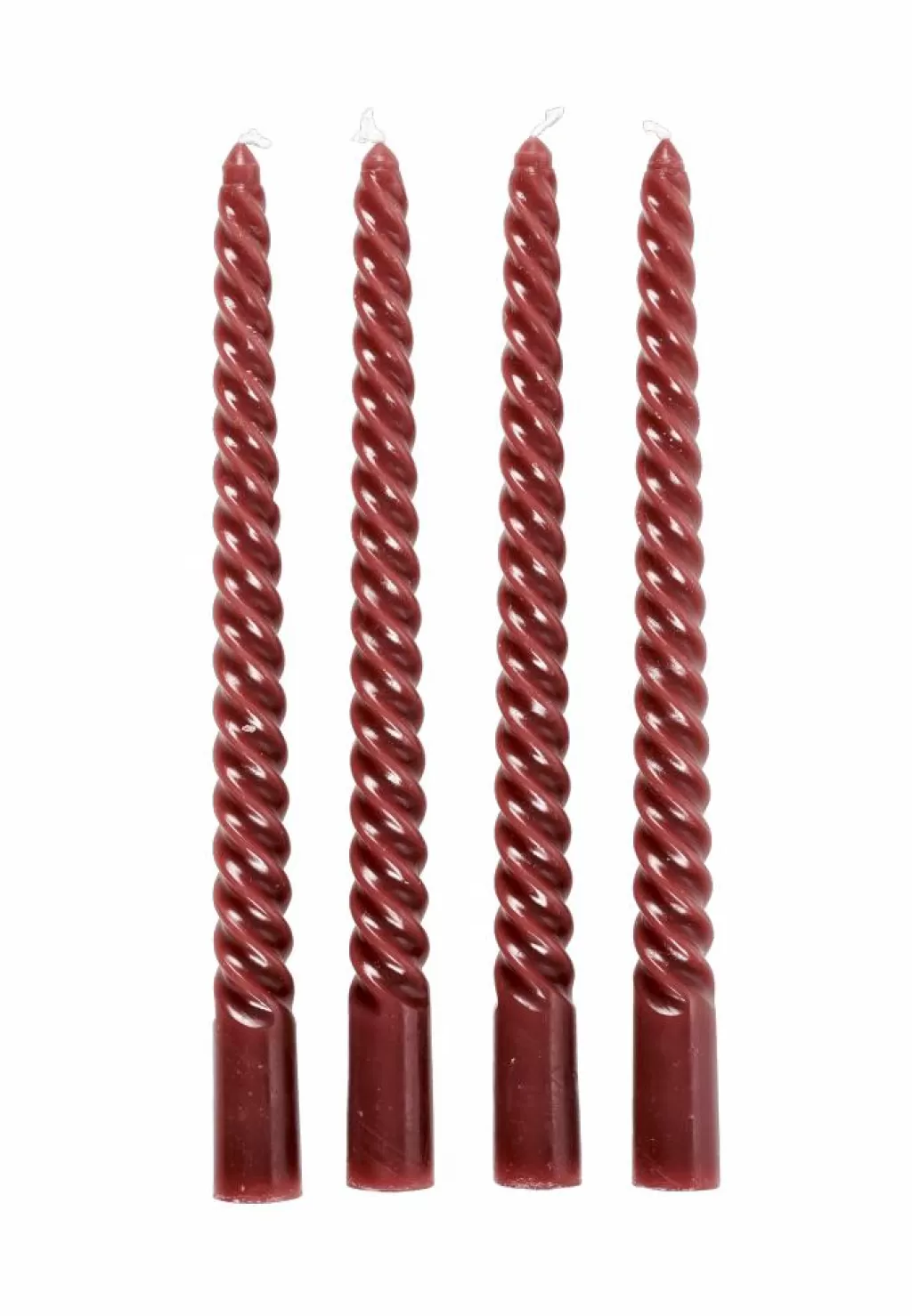 New CASA TWIST Velas Viradas Conjunto De 4 Verde