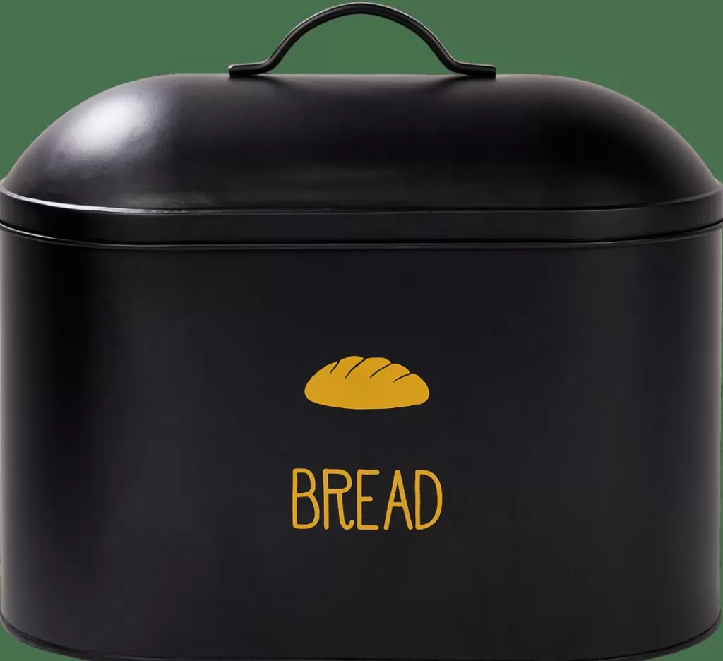 Outlet CASA VIRA Caixa Para Pão Preto