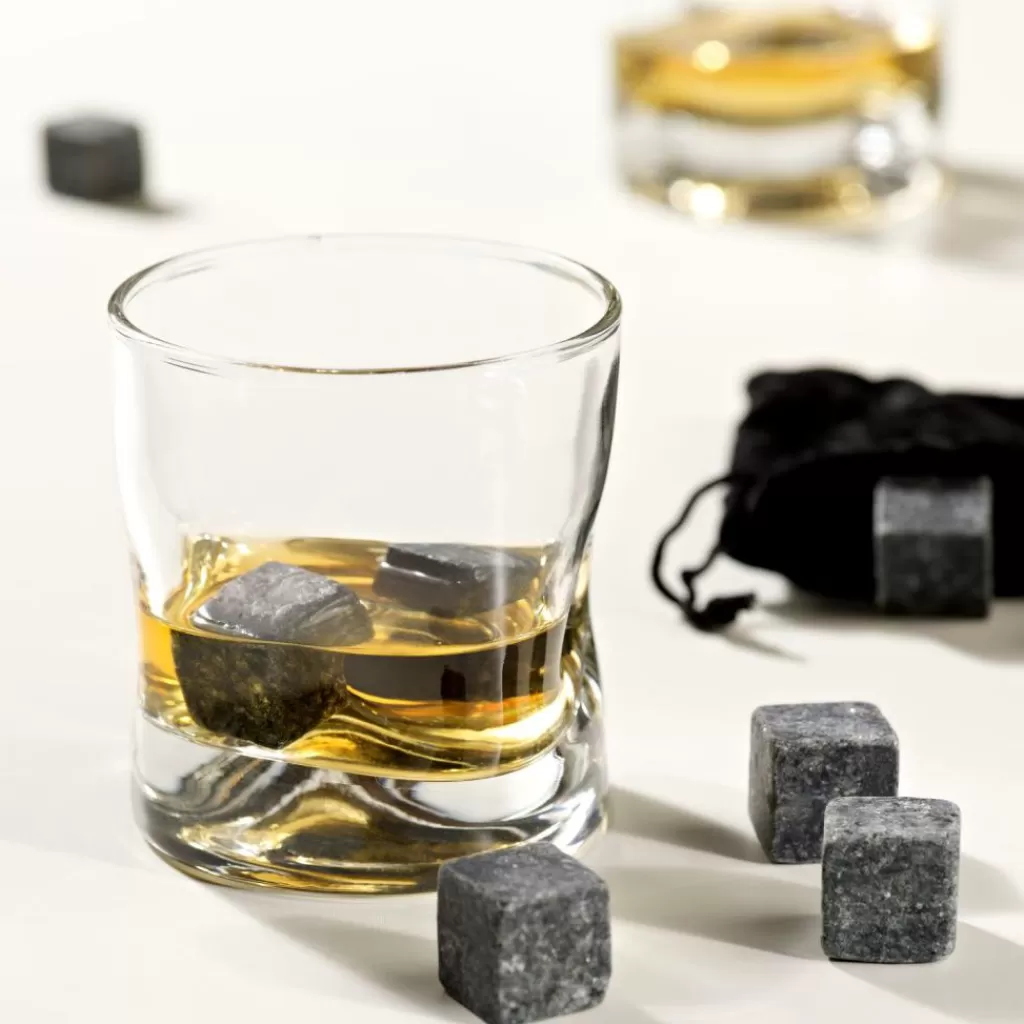 Hot CASA WHISKEY Pedras Para Gelar Conjunto De 9 Cinzento Escuro