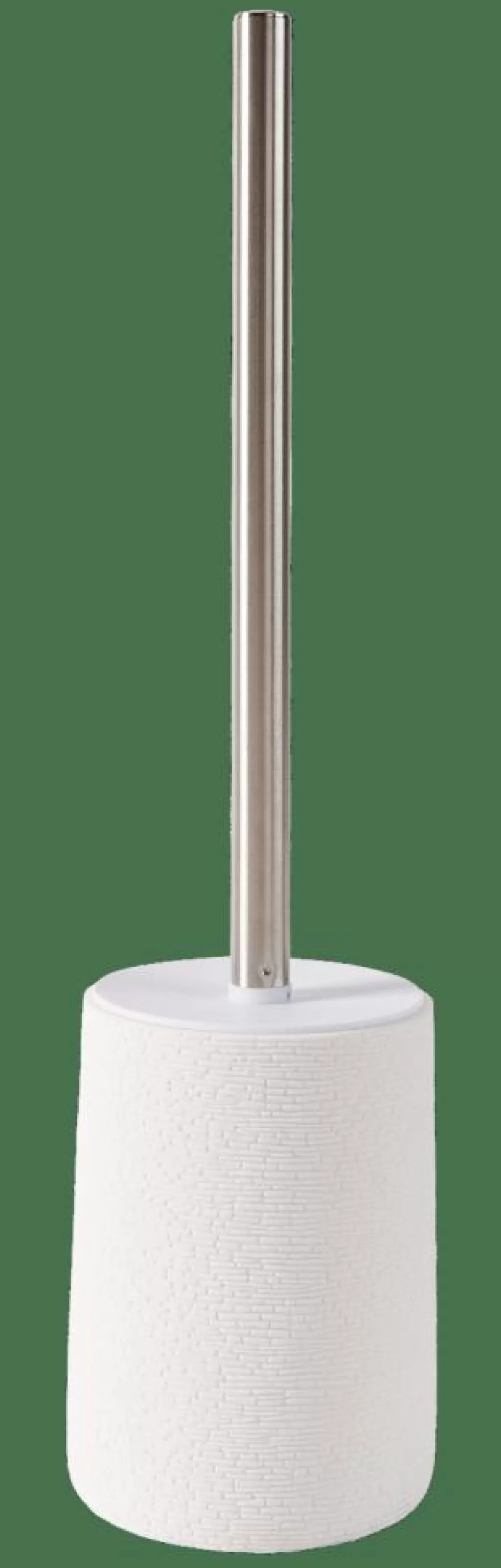 Cheap CASA WHITE ELEGANCE Escova Sanita Em Suporte Branco, Prateado