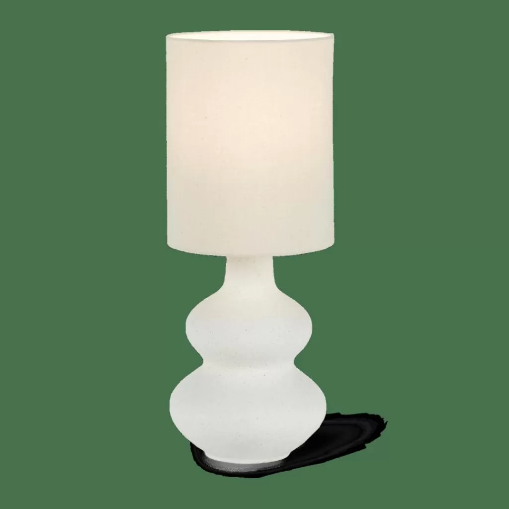 Store CASA WHITESTONE Candeeiro De Mesa Com Abajur E27 Cru