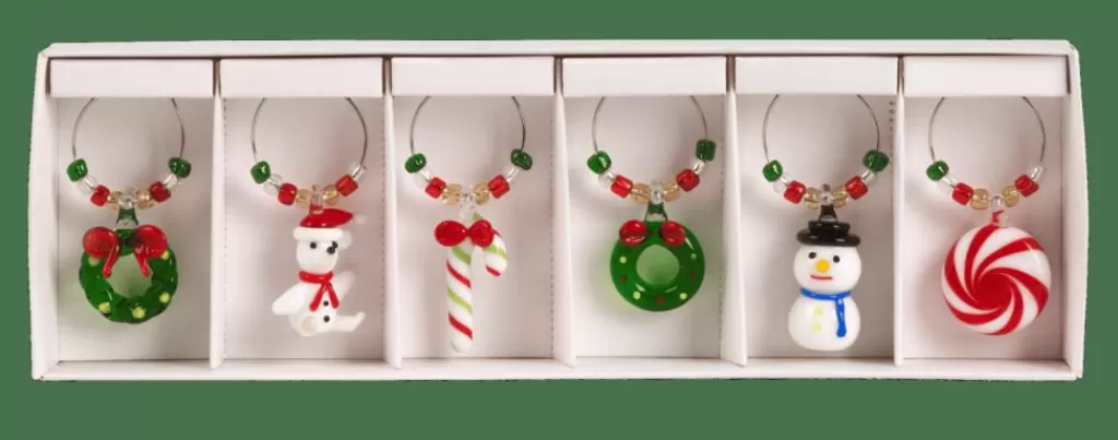 Store CASA X-MAS Marcadores De Copo Conjunto De 6 Multicolor