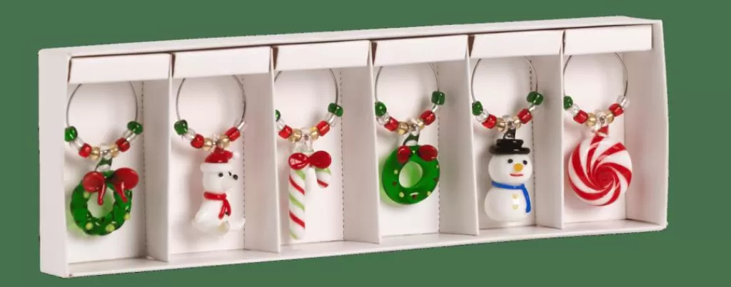 Store CASA X-MAS Marcadores De Copo Conjunto De 6 Multicolor