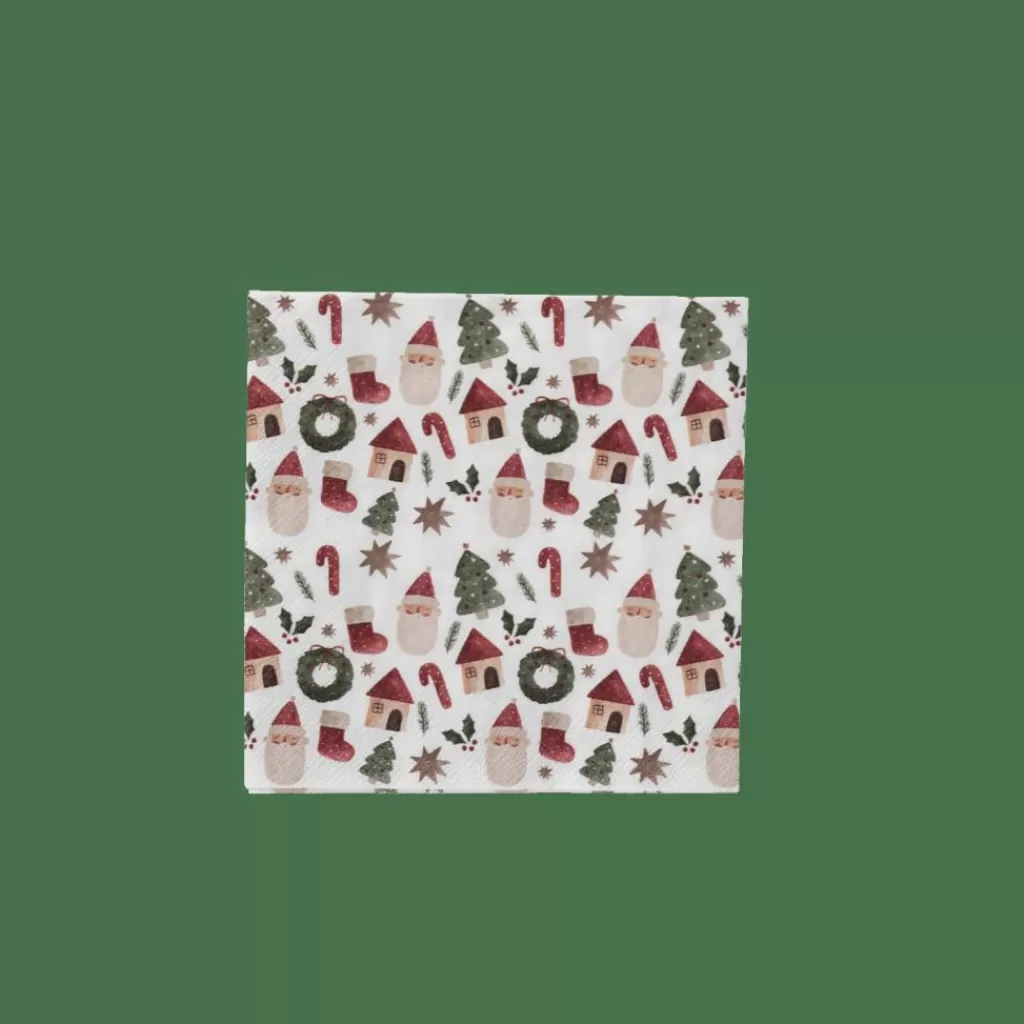 Best Sale CASA X-MAS VIBE Guardanapos Conjunto De 20 Multicolor