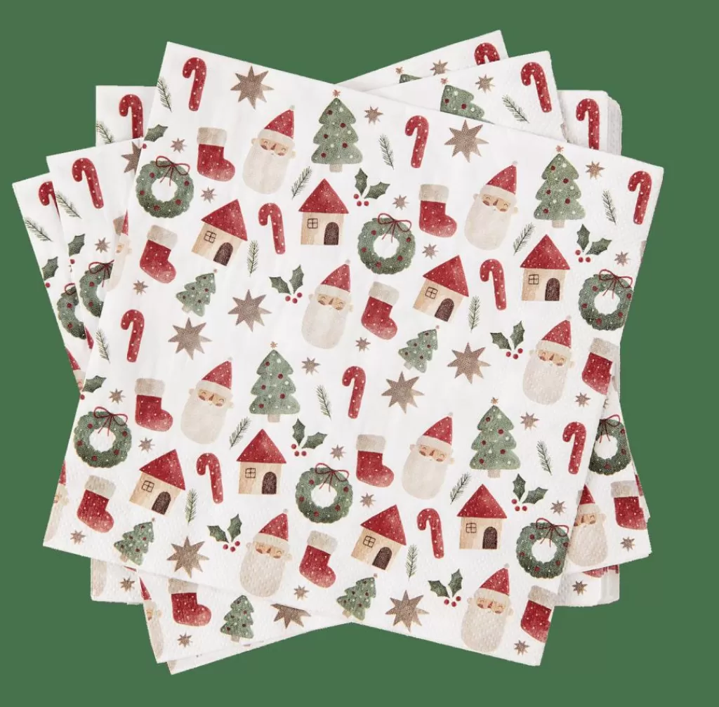 New CASA X-MAS VIBE Guardapos Conjunto De 20 Multicolor